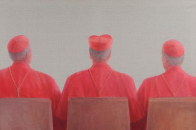 Three Cardinals II, 2012 by Lincoln Seligman